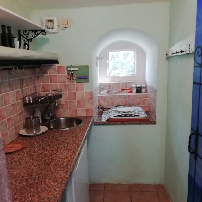 Stazzo Rosa Baja Sardinia cucina vecchio forno