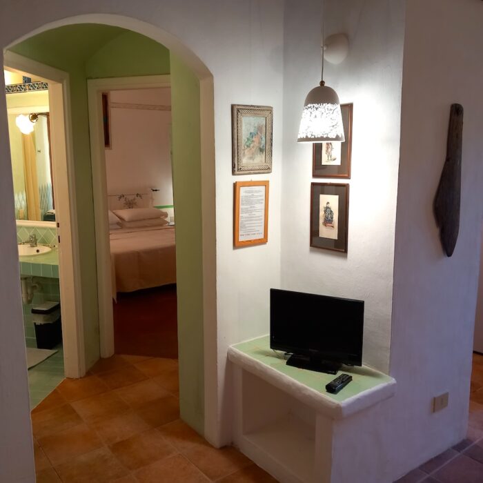 Stazzo Verde Costa Smeralda scorcio interno bagno camera da letto