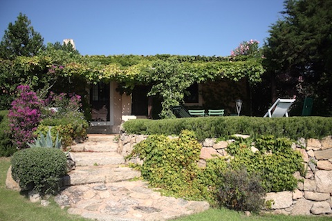 Casa verde-giardino